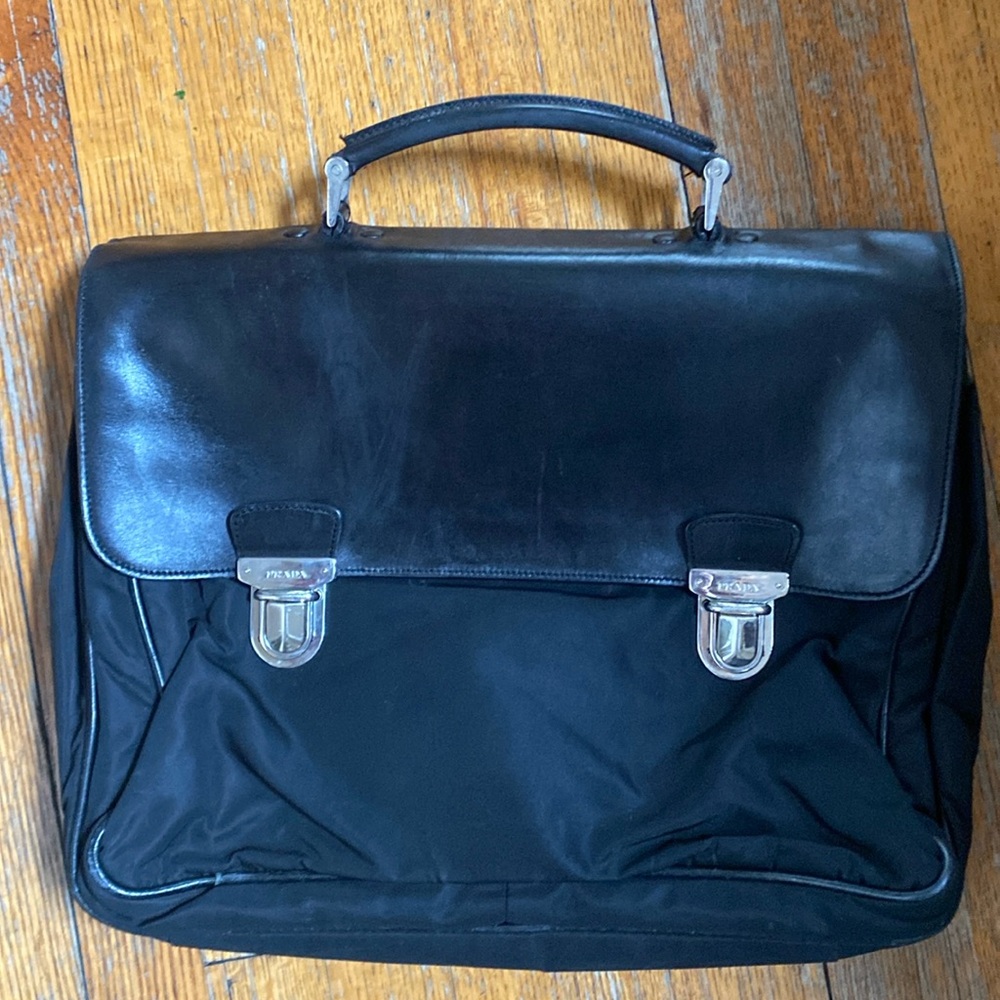 PRADA Black  Briefcase
